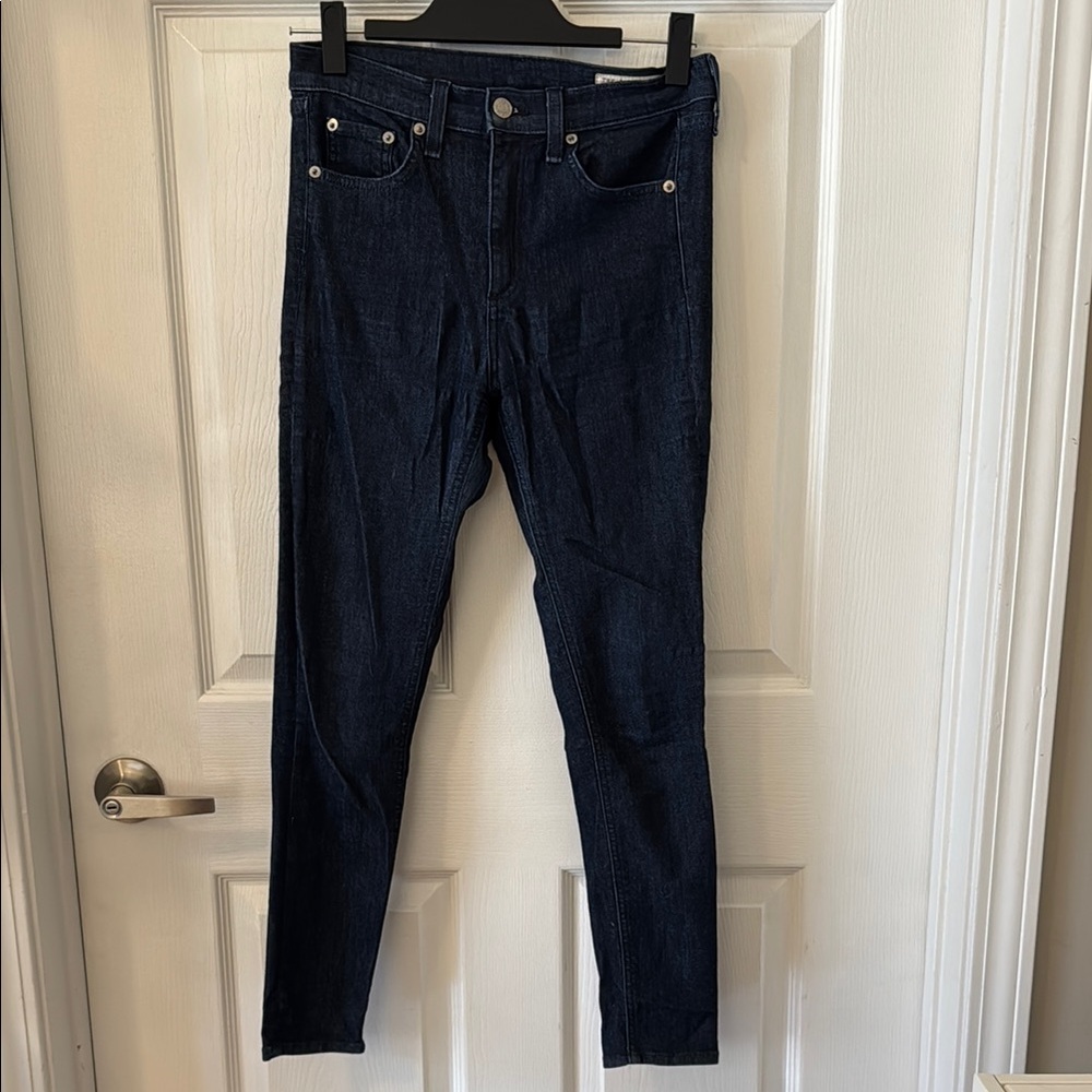 Rag & Bone high rise ankle skinny